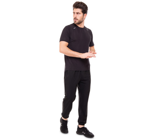 Штаны спортивные мужские на манжете LIDONG M-3XL черный