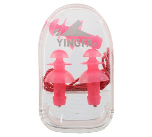 Беруші для плавання на шнурку Ear Plug YINGFA кольори в асортименті