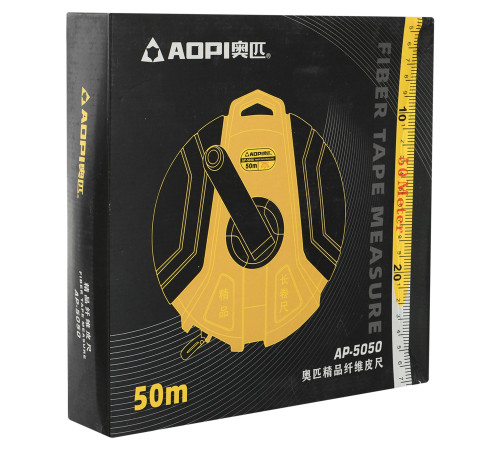 Рулетка спортивная геодезическая AOPI 50м