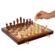 Шахматы настольная игра деревянные Xinliye размер 32x32х2,5 см