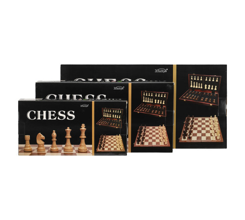 Шахматы настольная игра деревянные Xinliye размер 32x32х2,5 см