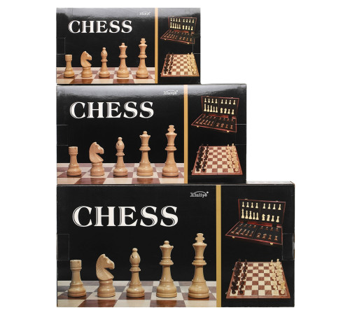 Шахматы настольная игра деревянные Xinliye размер 32x32х2,5 см