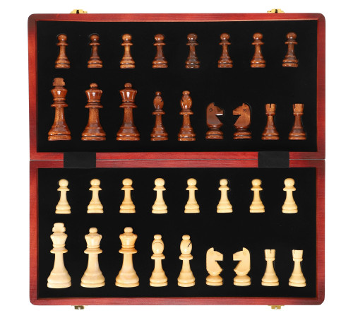 Шахматы настольная игра деревянные Xinliye размер 42x42х3 см