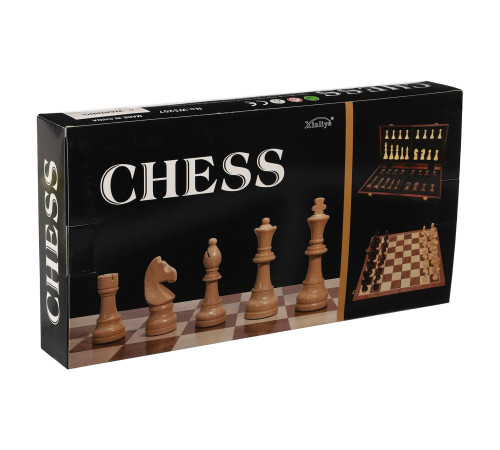 Шахматы настольная игра деревянные Xinliye размер 42x42х3 см