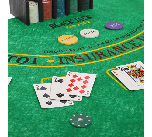 Набір для покеру в металевій коробці Home Casino Poker set SP-Sport 200 фішок