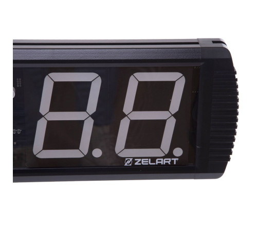 Таймер спортивний інтервальний для залу з пультом GYM TIMER Zelart 73x15,5x4см чорний