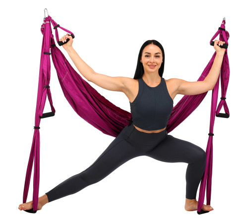 Гамак для йоги Antigravity Yoga Zelart кольори в асортименті
