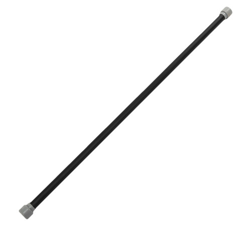 Бодібар Body Bar Zelart вага 1кг чорний-сірий