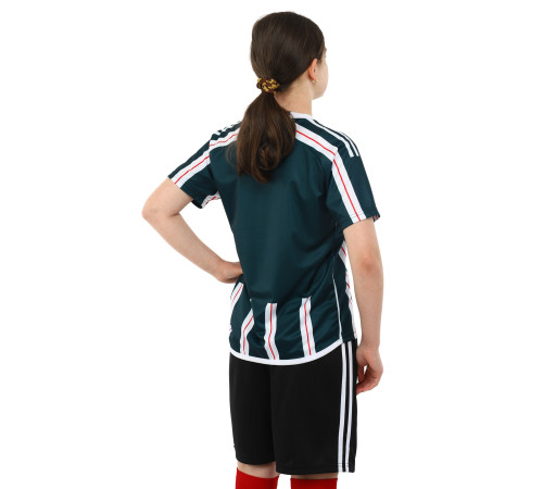 Форма футбольна дитяча із символікою футбольного клубу MANCHESTER UNITED гостьова 2024 SP-Sport 20-28 чорний-білий