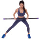 Бодібар Body Bar Zelart вага 6кг черный-фиолетовый