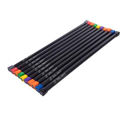 Бодибар Body Bar Zelart вес 9кг черный-синий