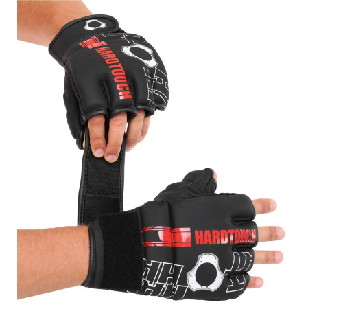 Перчатки для смешанных единоборств MMA HARD TOUCH S-XL цвета в ассортименте