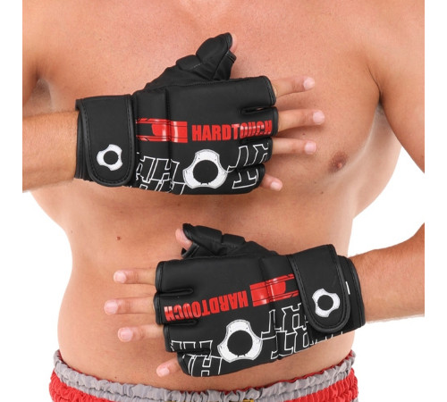 Перчатки для смешанных единоборств MMA HARD TOUCH S-XL цвета в ассортименте