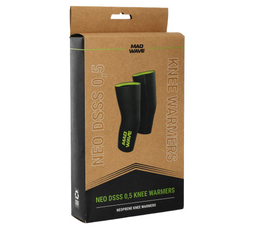 Наколенники для плавания в холодной воде MADWAVE NEO DSSS KNEE WARMERS размер S-XL черный