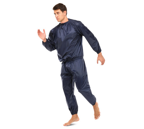 Костюм-сауна для схуднення SAUNA SUIT SIBOTE XL-3XL сірий
