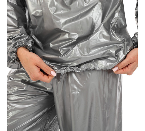 Костюм-сауна для схуднення SAUNA SUIT SIBOTE L-3XL сірий