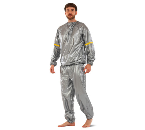 Костюм-сауна для схуднення SAUNA SUIT SIBOTE L-3XL сірий