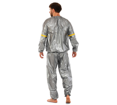 Костюм-сауна для схуднення SAUNA SUIT SIBOTE L-3XL сірий