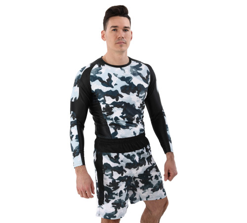 Шорты спортивные мужские Domino S-3XL черный-белый