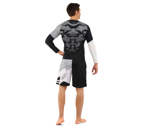 Шорты спортивные мужские Domino S-3XL черный-белый