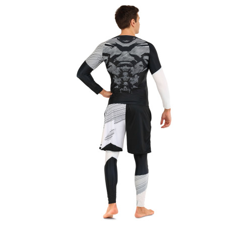 Шорты спортивные мужские Domino S-3XL черный-белый