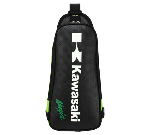 Мотосумка-слінг KAWASAKI SP-Sport 5л 42x15x7см салатовий-чорний