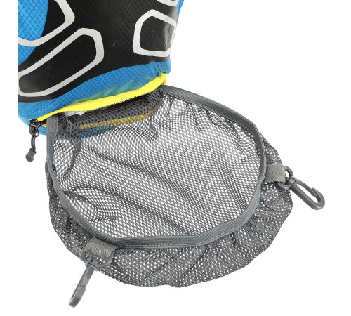 Моторюкзак із місцем під гідратор MONSTER 14л 45x25x12см сірий-синій