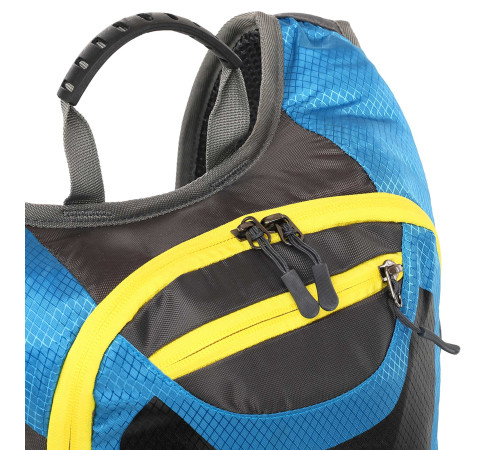Моторюкзак із місцем під гідратор MONSTER 14л 45x25x12см сірий-синій