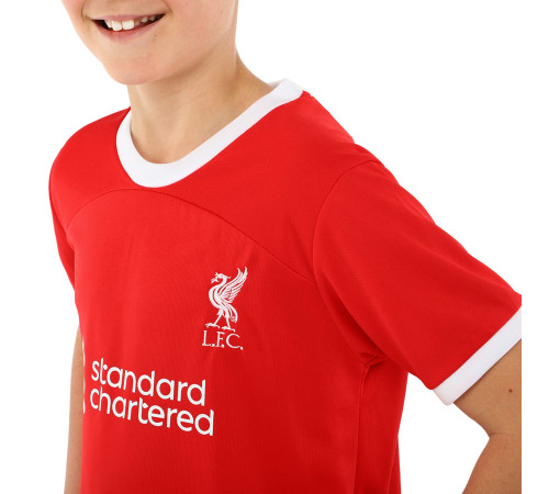 Форма футбольна дитяча із символікою футбольного клубу LIVERPOOL домашня 2024 SP-Sport 20-28 червоний-білий
