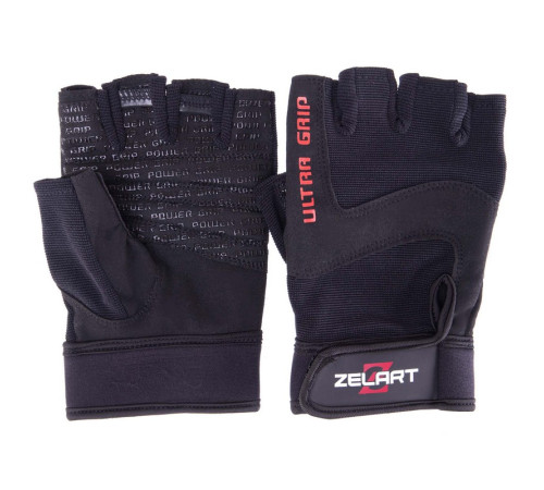 Рукавиці спортивні Zelart S-XXL чорний