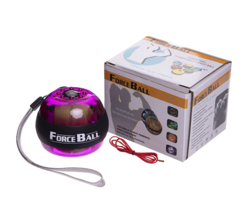 Эспандер гироскопический Power Ball тренажер для кистей рук SP-Sport Forse Ball цвета в ассортименте