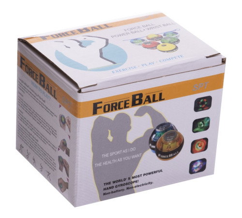Эспандер гироскопический Power Ball тренажер для кистей рук SP-Sport Forse Ball цвета в ассортименте