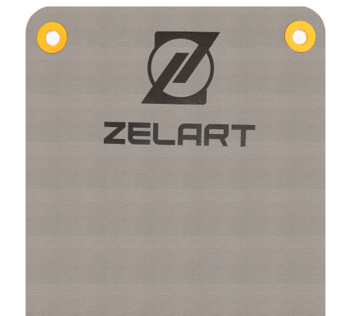 Коврик для фитнеса и спорта с люверсами для хранения Zelart (MD9004-15) 180x61x1,5см серый