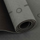Килимок для йоги та фітнесу TPE двошаровий Zelart (MD9038) 183x61x0,6см сірий