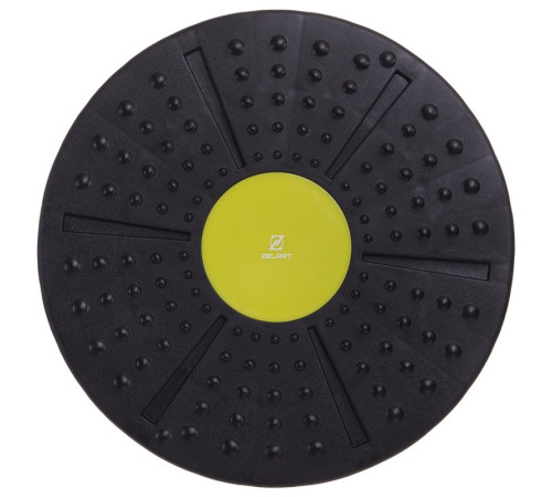 Диск балансувальний балансборд BALANCE BOARD Zelart 38х8см чорний-зелений