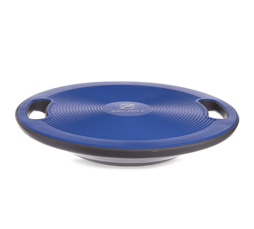 Диск балансировочный балансборд BALANCE BOARD Zelart 40х8см синий-серый