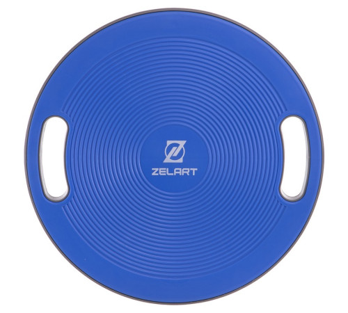 Диск балансировочный балансборд BALANCE BOARD Zelart 40х8см синий-серый