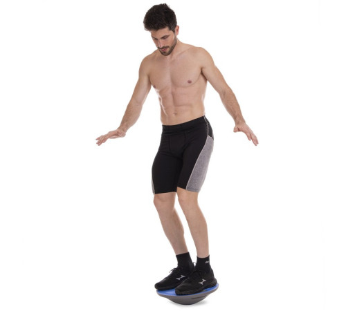 Диск балансировочный балансборд BALANCE BOARD Zelart 40х8см синий-серый