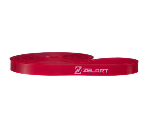 Гума петля для підтягувань та тренувань стрічка силова Zelart POWER LOOP 9-16кг червоний