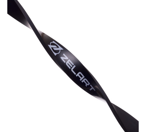 Гума петля для підтягувань та тренувань стрічка силова Zelart POWER LOOP 16-32кг чорний