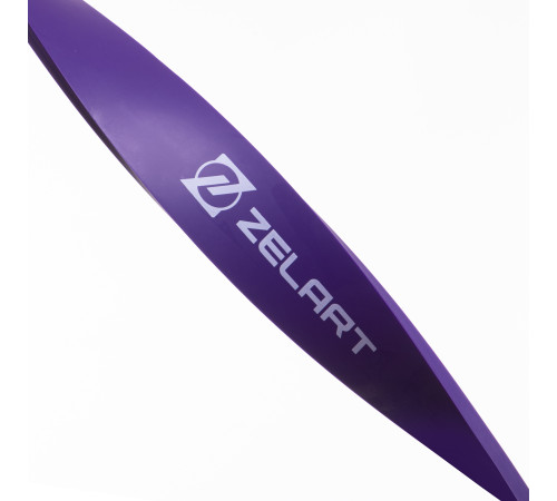 Гума петля для підтягувань та тренувань стрічка силова Zelart POWER LOOP 20-45кг фіолетовий
