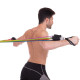 Еспандер багатофункціональний для фітнесу 5 джгутів Zelart Resistance Band в чехле різнокольоровий