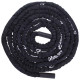 Канат для кросфіту в захисному рукаві Combat Battle Rope Zelart 9м чорній