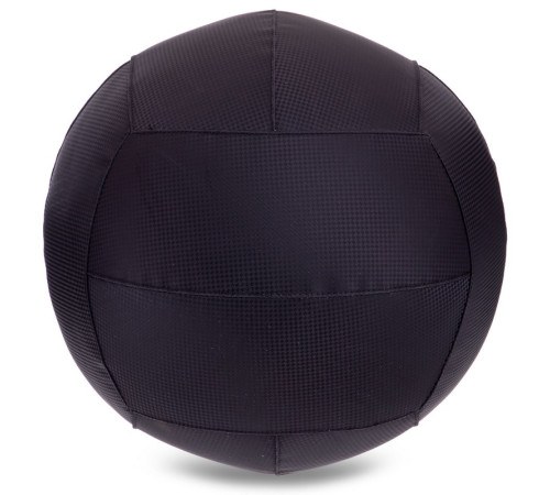 М'яч набивний медичний для кросфіту WALL BALL Zelart 7кг чорний