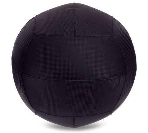 М'яч набивний медичний для кросфіту WALL BALL Zelart 9кг чорний