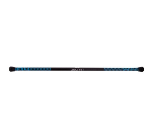 Бодибар Body Bar Zelart вес 4кг черный-голубой