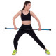 Бодибар Body Bar Zelart вес 4кг черный-голубой