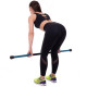 Бодибар Body Bar Zelart вес 4кг черный-голубой