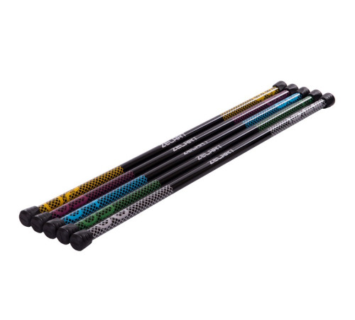 Бодибар Body Bar Zelart вес 4кг черный-голубой