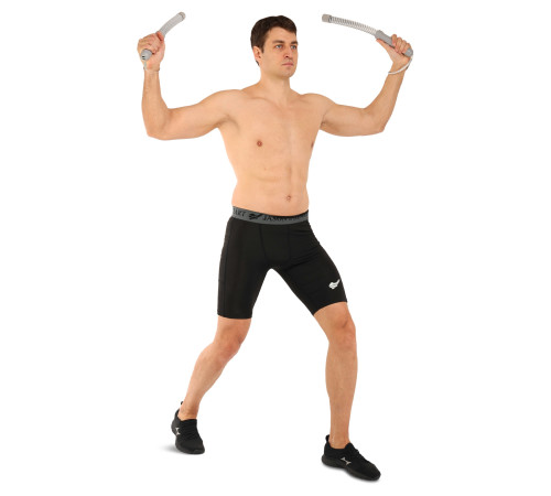 Канат беспроводной силовой тренажер 2в1 Cordless training battle rope SP-Sport серый